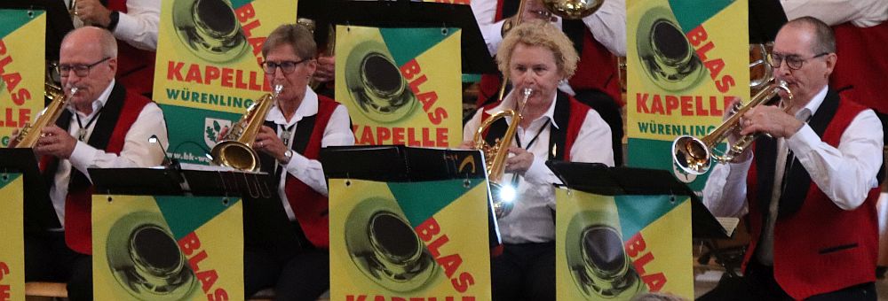 Bruno Frei, Hannelore Müller, Monika Schöpfer (Flügelhorn / Trompete), Bruno Leber (Signaltrompete)